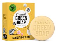 Marcel's Green Soap Hair Conditioner Bar Vanilla & Cherry Blossom - Eco-Friendly, Zero Plastic Packaging - Vegans, 60 grams