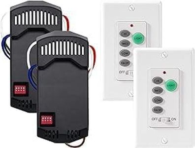 GREENBELL Ceiling Fan Remote Control Kit, Universal Ceiling Fan Remote Control UC9050T, UC9050T Ceiling Fan Wall Remote Control Compatible with Hampton Bay Harbor Breeze Hunter 2 Pack