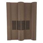 Beddoes Products Roof Tile Vent to Fit Marley or Redland 50 Double Roman Roof Tiles with Flexi Pipe Adaptor (Brown - Sanded)