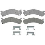 ACDelco 14D784CH Advantage Ceramic Front Disc Brake Pad Set with Hardware