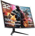 KTC 32 Inch FHD 1080p Curved Gaming Monitor - VA 1500R Curved Monitor, 165Hz 1ms MPRT, FreeSync & G-Sync, 122% sRGB, DP/HDMI, VESA, HDR10 for Gaming Home Office Business PC Monitor