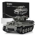 Nifeliz Tiger Heavy Tank, WW2 Armed Tank Building Set, Military Construction Model Toy for Teen Gift Giving (1776 Pieces) Grey