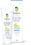 KaLaya 6X Extra Strength Pain Relief Cream for Arthritis, Joints, Muscle, Back, Neck, Shoulder, Hand and Knee Pain - Medically formulated with 6 Natural Active, Pain Blocking & Anti inflammatory Ingredients (120g)