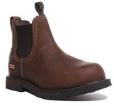 ARIAT Groundbreaker H2O Steel Toe Safety Boots UK 7.5 Dark Brown