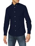 Jack & Jones Men's Jjeoxford L/S S21 Noos Shirt, Navy Blazer/Fit: Slim Fit., XXL UK