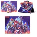 7 7" 8 8" 9.7 9.7" 10.1 inch tablet covers for kids ~ Marvels Avengers Hero Case (Universal 10" (10.1 Inch), Avengers on Fire)