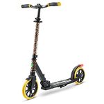 SereneLife, Scooter, Kids Scooters, Kick Scooter for Kids Ages 8-12, Girls Scooter, Boys Scooter, Stunt Scooters for Teenagers 11-15, Folding Kick Scooter, Adult Scooters with Big Wheels (Leopard)