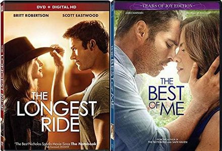 Tear of Joy with The Best of Me + The Longest Ride Romance Movie DVD Nicholas Sparks Set Double Feature Love Twice as Much Nicholas Sparks date night