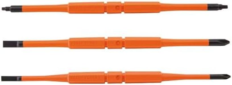 Klein Tools Double End Insulated Blades Screwdriver Set (Pack of 3)