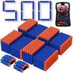 Tudaymol Nerf Bullets 500 Official Dart for Nerf N-Elite Series Guns Darts Gun Refill Bullets Ammo Packs