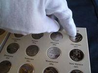 50 State Quarters Album with Territories Coin Collecting! Binder, Folder, Book!