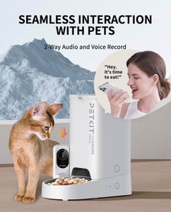 PETKIT Automatic Cat Feeder with Camera – Smart Pet Food Dispenser