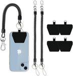 Moslyn Phone Lanyard Tether Tab 2 Phone Spring Wrist Strap 4 Phone Patch Compatible with All Smartphone