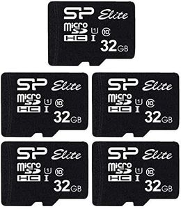 Silicon Power Elite 32GB 5-Pack MicroSD Card with Adapter