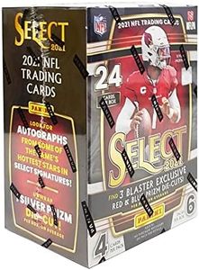 2021 Panini Select Football NFL Blaster Box - 24 Trading Cards - Exclusive Red & Blue Prizm Die-Cuts