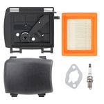 Carbhub 14 743 03-S Air Filter Cleaner Kit for Kohler XT650 XT675 Engine for Husqvarna Toro 22" Recycler Lawn Mower Replace for 14 743 03-S Air Filter Cover Base Cleaner Kit