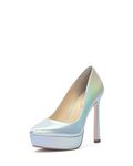 Jessica Simpson Women's Jariah Platform Pump, Opal, 6.5 UK