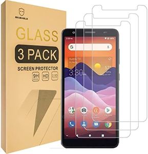 Mr.Shield [3-Pack] Designed For ZTE Avid 579 [Tempered Glass] Screen Protector [Japan Glass With 9H Hardness] with Lifetime Replacement