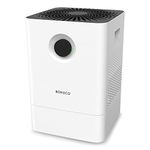 BONECO W200 Large Room 2 In 1 Whisper Quiet Humidifier Air Washer with Automatic Shut Off and Fragrance Essential Oil Container, White