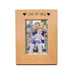 Second Ave Oak 6x4 Portrait Picture Photo Frame I Love My Uncle Gift