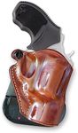 Premium Leather OWB Paddle Holster Open Top Fits, Taurus 856 38 Special Revolver 6-Shot 2'' Barrel, Right Hand Draw, Brown Color #1523#