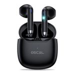 OSCAL Hibuds5 Mini Wireless Bluetooth Headphones 5.3, Touch Sensors In Ear Headphones, IPX7 Waterproof Noise Cancelling Headphones Sport for iPhone/Samsung/Android