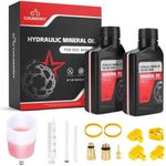 CHUMXINY Brake Bleed Kit for Shimano Hydraulic Brakes, Mountain Bike Brake Bleeder kit Including 300ML Mineral Brake Fluid, Clear Funnel and Instruction Manual.