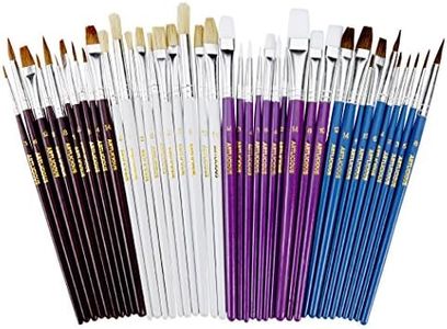 40 Pack Paint Brushes for Acrylic Painting Small Paint Brush Set Watercolor Brushes Oil Paint Brushes Detail Paintbrushes Face Paint Brushes Pinceles para Acrilico Paint Supplies