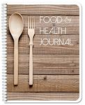 BookFactory Food and Health Journal/Food Diary/Fitness Journal Notebook, 186 Pages - 8 1/2" x 11" Durable Thick Translucent Cover, Wire-O Binding (JOU-186-7CW-(FoodJournal))