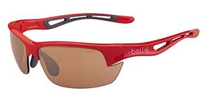 Bolle Bolt Sunglasses, Small, Modulator V3 Golf Oleo AF, Shiny Red