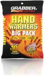 Grabber Hand Warmers - Long Lasting Safe Natural Odorless Air Activated Warmers - Up to 7 Hours of Heat - 10 Pairs