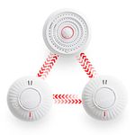 Wireless Interlinked Smoke & Heat Alarm Bundle | Scotland & England Law Compliant | 10 Year Battery Life | CE & BS Certified | LINKD Alarms | Pre Linked | Easy Set Up | UK Phone & Email Support