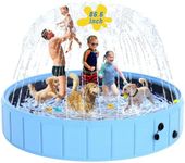 BerrysParadise Foldable Dog Pool wi