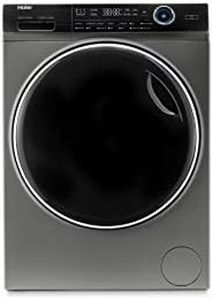 Haier HWD100-B14979S Freestanding Washer Dryer, Direct Motion and LED Display, 1400RPM 10kg/6kg Load, Graphite