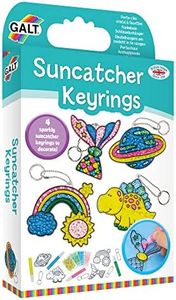 Galt, Suncatcher Keyrings, Suncatcher Kits for Kids, Ages 6 Years Plus