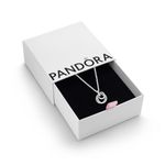 Pandora Moments Women's Sterling Silver Family Always Encircled Pendant Necklace, 60cm, With Gift Box