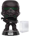 Funko Pop! Star Wars: Rogue One - Imperial Death Trooper #144 Vinyl Figure (Bundled with Pop Box Protector CASE)