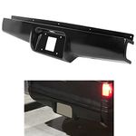 ECOTRIC for 1982-1993 Chevy S10 GMC S15 Sonoma Pickup Rear Steel Bumper Roll Pan