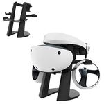 AMVR VR Stand for Oculus Quest 2, VR Headset and Touch Controllers Display Holder for Oculus Quest 2, Quest, Rift, Rift S or Valve Index (Black, Just VR Stand)