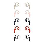 kwmobile Earbud Hooks Compatible with Beats Solo Buds - Set of 5x Earphone Holders for Running - Multicolor
