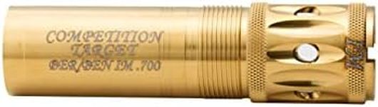 Carlsons Choke Tubes 12 Gauge Compatible for Beretta Benelli Mobil [ Improved Modified | 0.700 Diameter ] Stainless Steel | Gold Competition Target Ported Sporting Clays Choke Tube | Made in USA