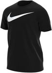 NIKE Men's Park 20 T Shirt, Black/White, L UK