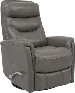 Parker Living Gemini - Ice Top Grain Leather with Match Recliner Chair Swivel Glider Nursery Recliner Comfortable Nursing Armchair Cozy Reading Recliner for Adults