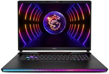 MSI RAIDER GE78 HX Gaming Laptop (13VH-259UK) i9-13980HX,17" 16:10 QHD+ 240Hz Panel, GeForce RTX 4080 GDDR6 12GB, 16GB*2, 2 TB SSD, Windows 11, Core Black