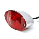 Krator Cat Eye License Plate Tag Taillight Brake Light Compatible with Harley Davidson XL Sportster V Rod Hugger 883