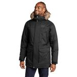 Eddie Bauer Men's Superior Down Parka, Black Recycled, Medium