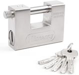 Nineaccy 5 Keys Super Heavy Duty Padlock Lock for Garage Warehouse Shipping Container