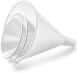 Zulay 3-Pieces Plastic Funnel Set -