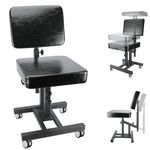 Tattoo Armrest Stand Foldable Multifunctional Tattoo Studio Chair - Adjustable Height and Angle, Ergonomic Design for Ultimate Comfort, Perfect for Tattoo Artist (with Wheels)