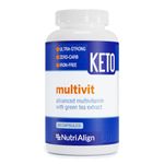 Nutri-Align Multivit | 90 Multi Vitamin Capsules for Keto | 20 Essential Vitamins and Minerals with Green Tea Extract and Chromium | Low Carb Keto Support Vitamins | Sugar Free and Zero Carb